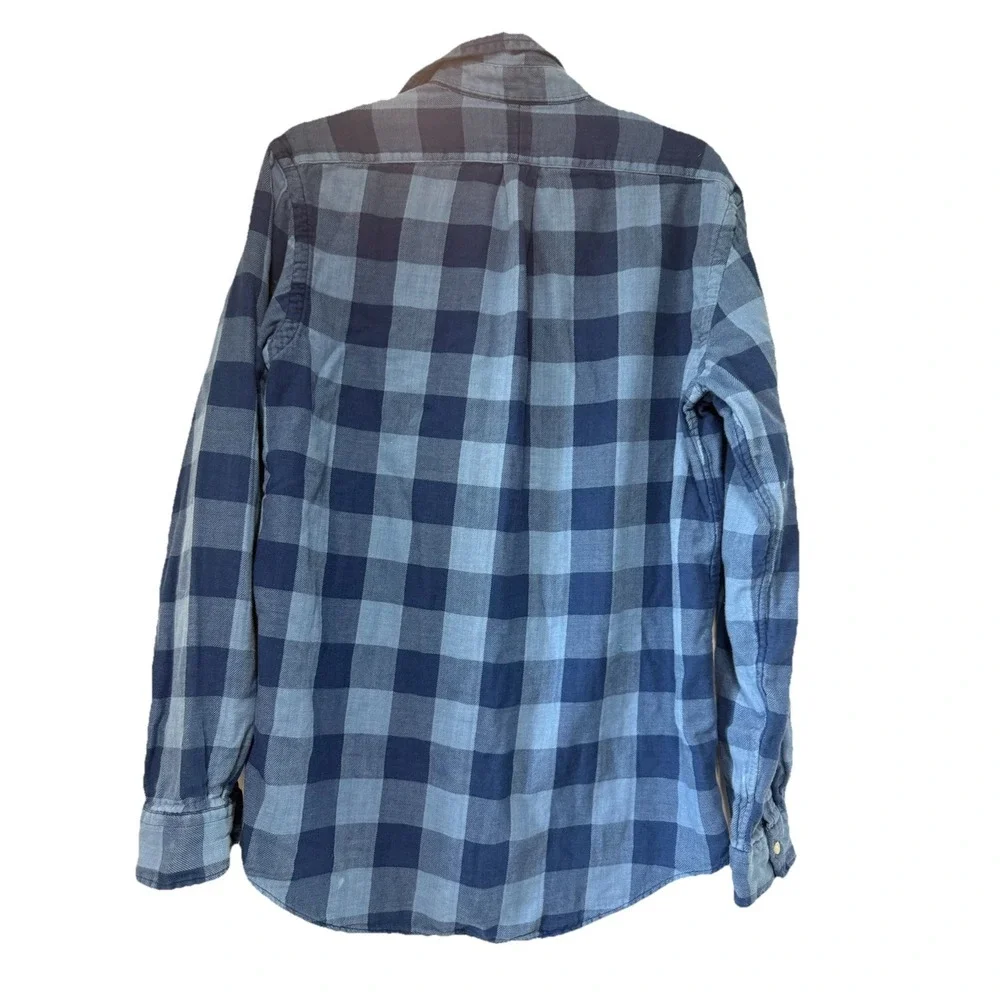 Polo Ralph Lauren Men's Classic Fit Indigo Plaid Shirt Blue Size M